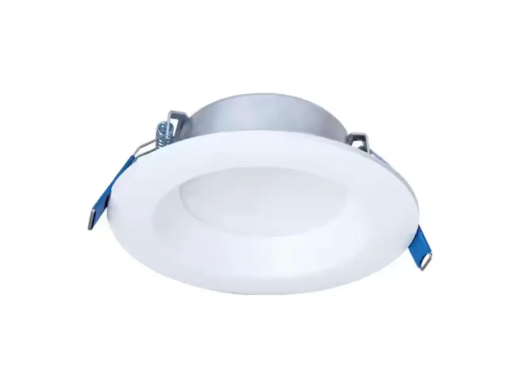 [1007536607] HALO QuickLink Low Voltage, 4 in. Selectable CCT 2700-5000K, 600 Lumens, Recessed Canless LED Accessory Downlight, Dimmable